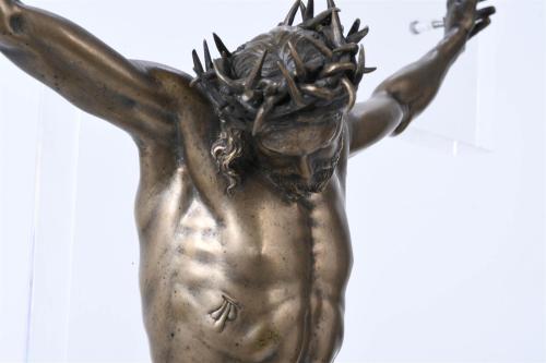 20TH CENTURY ITALIAN SCHOOL. CRUCIFIED CHRIST.