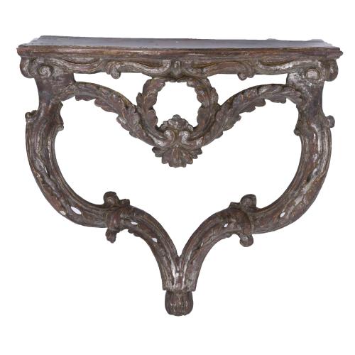 PAIR OF CONSOLES-CORBELS, PROBABLY FRENCH, 18TH CENTURY.