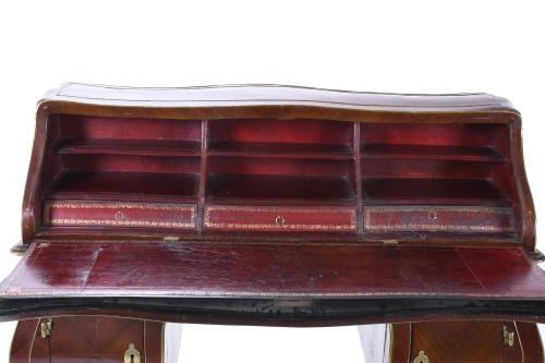 ENGLISH DOUBLE "DE PENTE" WRITING DESK, NAPOLEON III, MID A