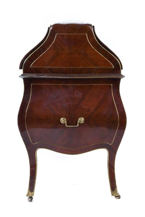 ENGLISH DOUBLE "DE PENTE" WRITING DESK, NAPOLEON III, MID A