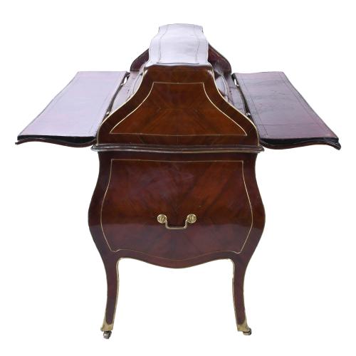 ENGLISH DOUBLE "DE PENTE" WRITING DESK, NAPOLEON III, MID A