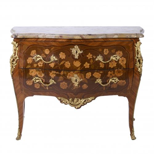 FRENCH LOUIS XV STYLE CHEST OF DRAWERS, 19TH - 20TH CENTURY.