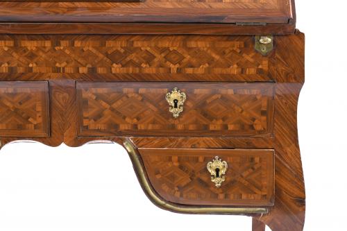 FRENCH "DE PENTE" WRITING DESK, MID 19TH CENTURY.