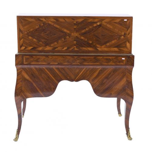 FRENCH "DE PENTE" WRITING DESK, MID 19TH CENTURY.