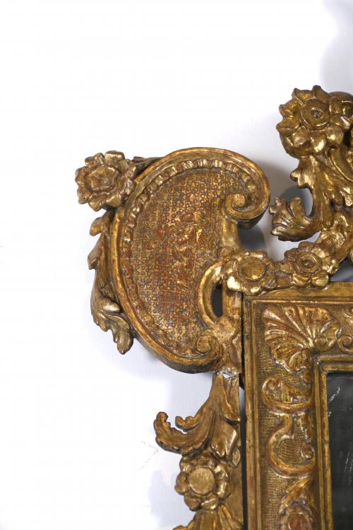 TWO LARGE WALL MIRRORS, 19TH CENTURY.