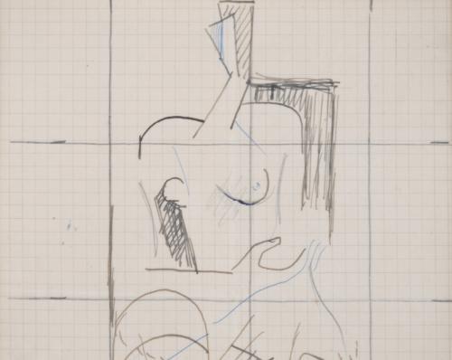 JOAN SANDALINAS (1903-1991). STUDY FOR A FIGURE.