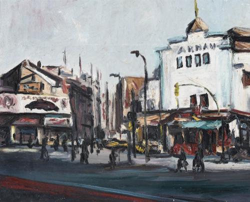 ÀNGEL TORRES ESCOLAR (1920-2007). "TEATRE ARNAU (AVENIDA PARALELO, BARCELONA)".