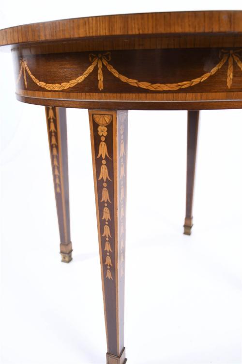 CASA HERRÁIZ (20TH CENTURY). SPANISH ADAM STYLE SIDE TABLE,