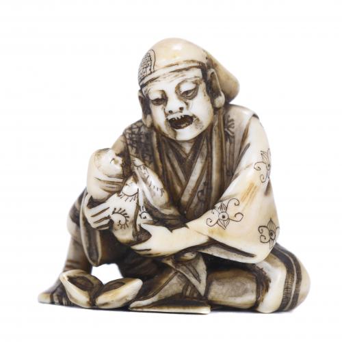 JAPANESE SCHOOL. MEIJI PERIOD, 19TH CENTURY. NETSUKE.