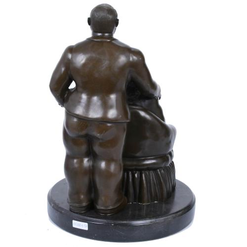 AFTER MODELS BY FERNANDO BOTERO (1932). "COUPLE".