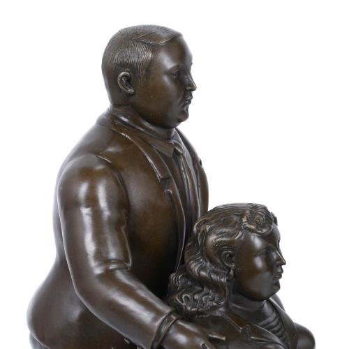 AFTER MODELS BY FERNANDO BOTERO (1932). "COUPLE".