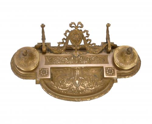 FRENCH INKSTAND, EARLY 20TH CENTURY.