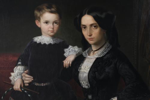 JUAN "LUIS" BROCHETON Y MUGURUZA (1826-1863). "RETRATO DE S