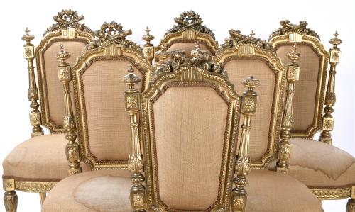 SET OF TWELVE NEO-RENAISSANCE CHAIRS, CIRCA 1900.