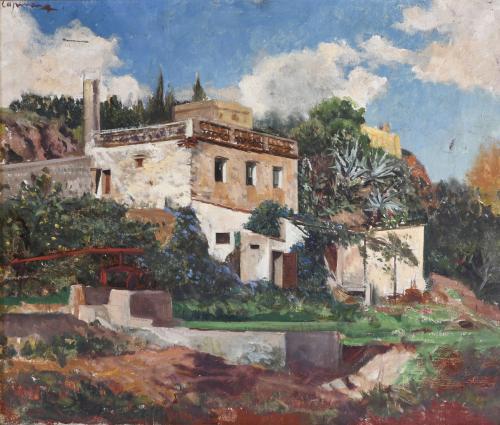 RAMON CAPMANY (1899-1992). "COUNTRY HOUSE".