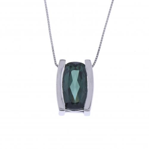 PENDANT WITH TOURMALINE.