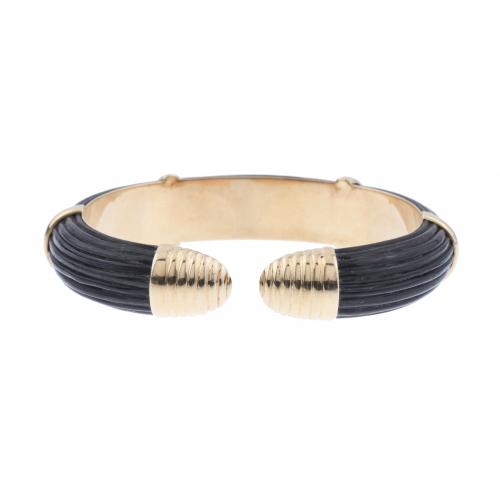 ELEPHANT HAIR BANGLE BRACELET.