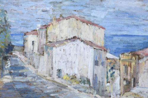 MARIA VALL MUNDÓ (1927-1964). "SEASIDE VILLAGE".