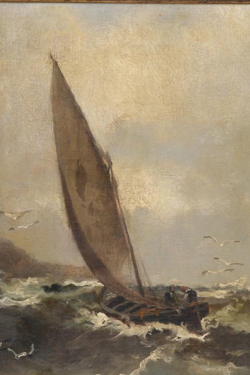 SEGUNDO MATILLA MARINA (1862-1937). "SAILING BOAT".