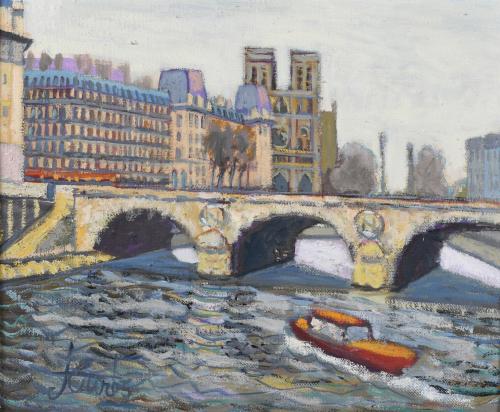 JORDI CURÓS (1930-2017). "PARIS".