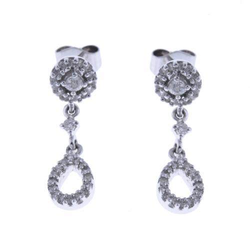 DIAMONDS LONG EARRINGS.