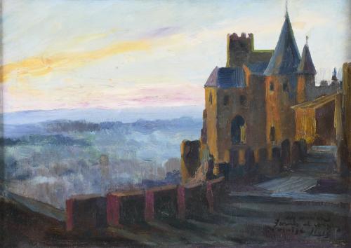 LLUIS MASRIERA (1872-1958) "CASTILLO".