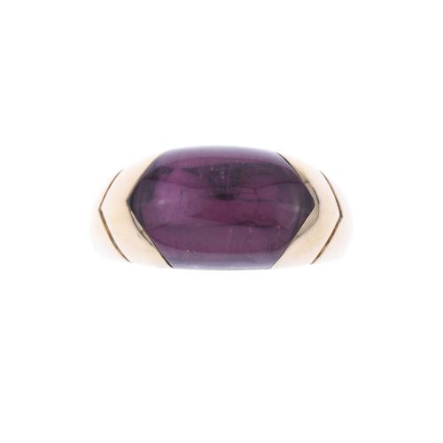 BULGARI TRONCHETTO. RING WITH AMETHYST.