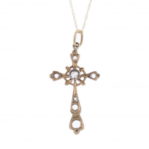 ELIZABETHAN CROSS PENDANT.