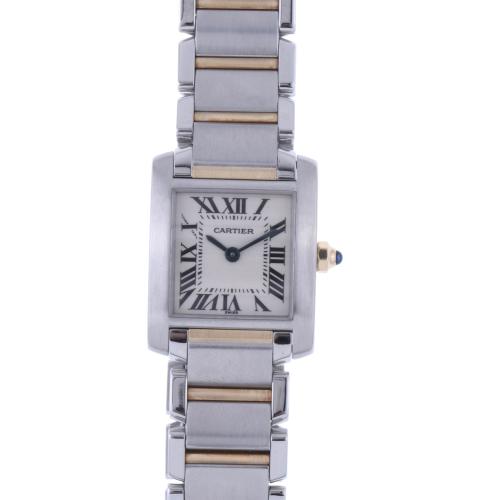 CARTIER. TANK FRANCAISE REF. 2384. LADIES' WRISTWATCH.