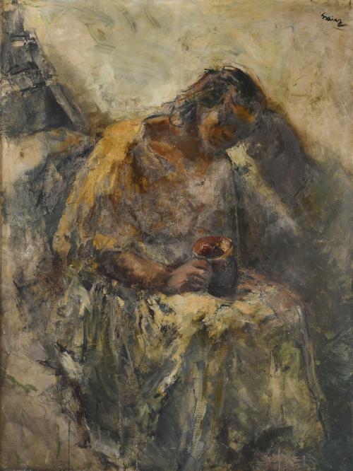 GUMERSINDO SÁINZ DE MORALES (1900-1976). "GITANA".