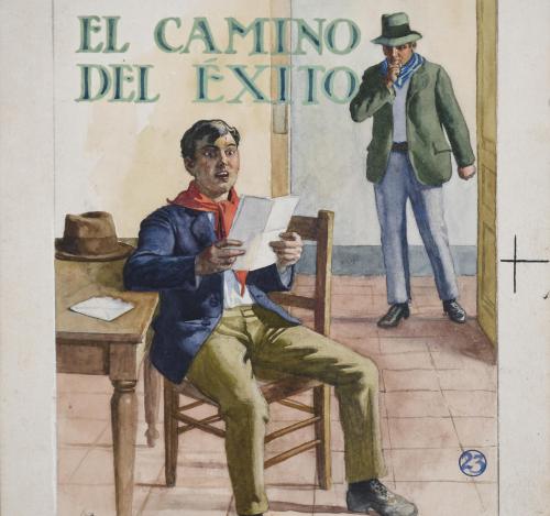 LUIS PALAO (1863-1933). "ILLUSTRATION FOR THE COVER OF &#39;EL