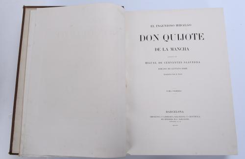 GUSTAVE DORÉ (1832-1883) AND MIGUEL DE CERVANTES (1547-1616