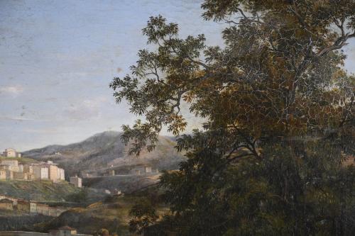 MICHEL GOUTAY-RIQUET (1804 o 1806-1858). "VIEW OF THIERS", 