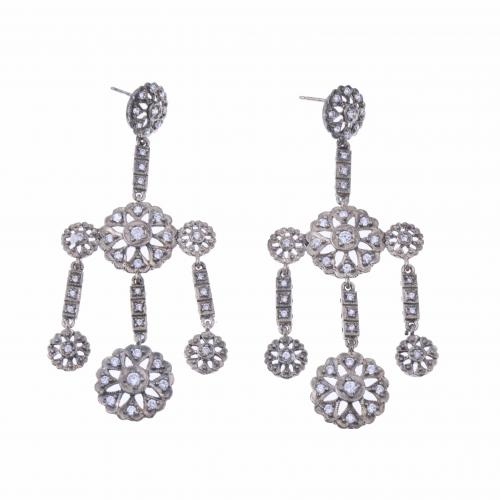 GIRANDOLE EARRINGS.