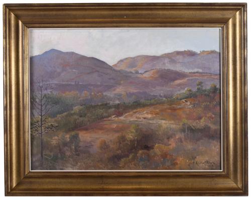 XAVIER POUSA (1931-2000). "PAISAJE GALLEGO", 1978.