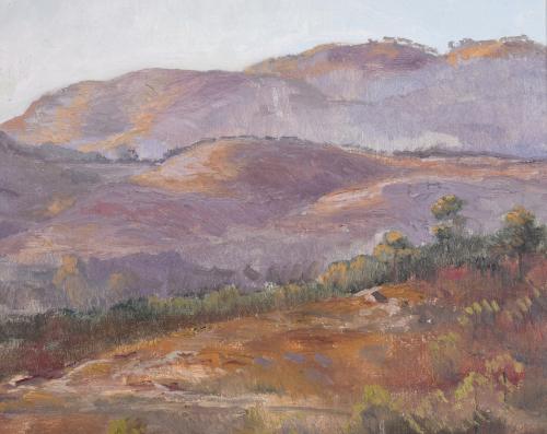 XAVIER POUSA (1931-2000). "PAISAJE GALLEGO", 1978.