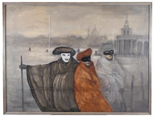 ANNA LENTSCH (1943). "CARNAVAL EN VENECIA", 1988.