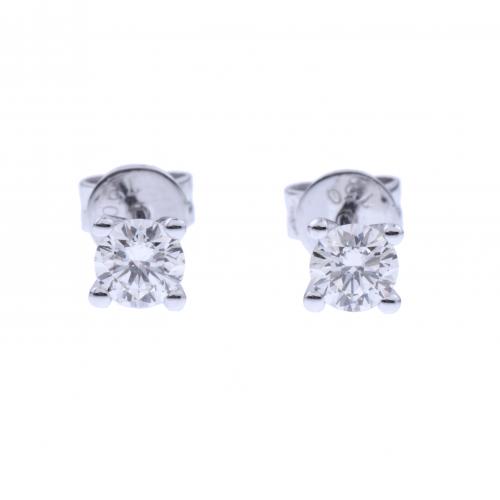 DIAMOND STUD EARRINGS.