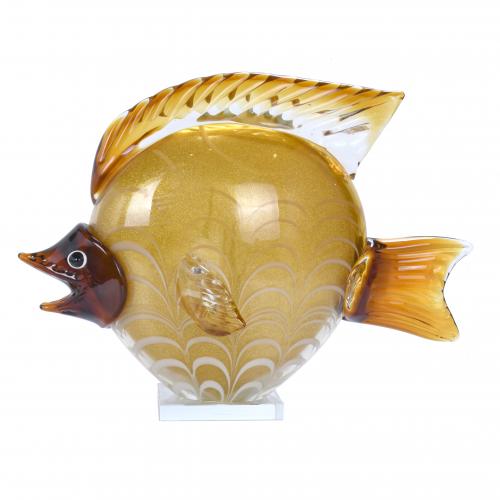 ITALIAN LARGE DECORATIVE FISH, 20TH CENTURY.