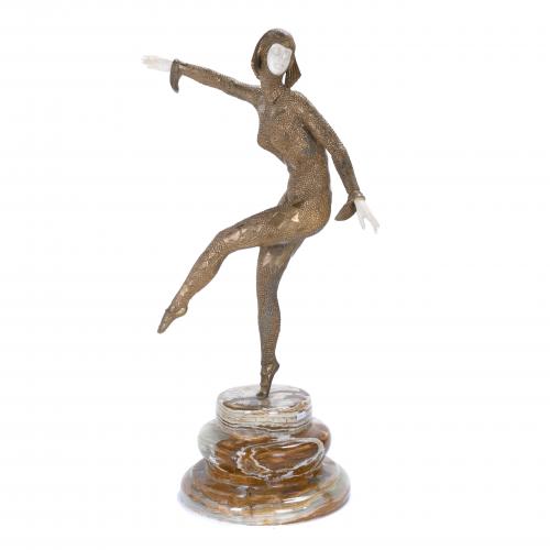 SIGUIENDO MODELOS DE DEMÉTRE CHIPARUS (1886 – 1947). "DANCER".