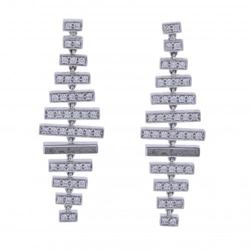 SALVINI. DIAMONDS LONG EARRINGS.