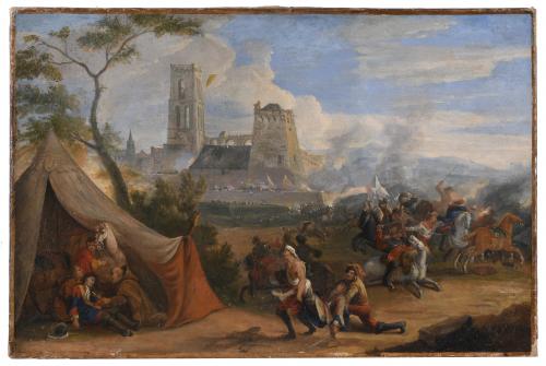 ATTRIBUTED TO LOUIS NICOLAS VAN BLARENBERGHE (1716-1794). "BATTLE".