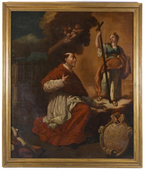 ESCUELA ESPAÑOLA, SIGLO XVII. "RETRATO DEL CARDENAL PEDRO G