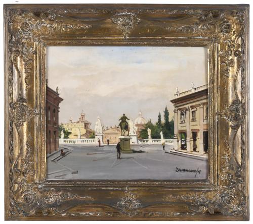 RAFAEL DURANCAMPS (1891-1979). "CAPITOLIO" (Roma, 1953). 