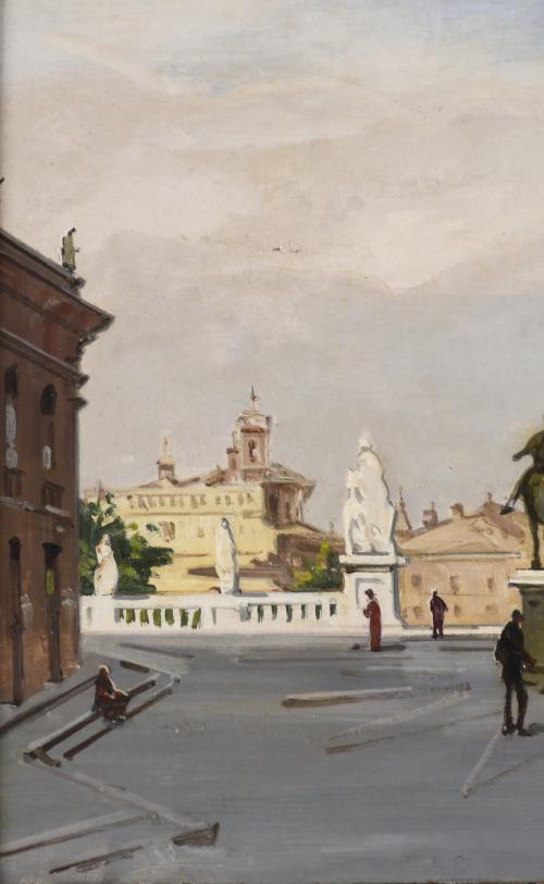 RAFAEL DURANCAMPS (1891-1979). "CAPITOLIO" (Roma, 1953). 