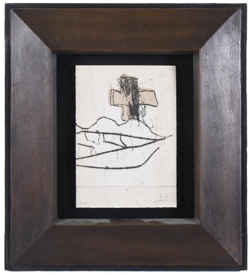 ANTONI TÀPIES (1923-2012). "TROIS LEÇONS DE TÉNÈBRES", C. 1