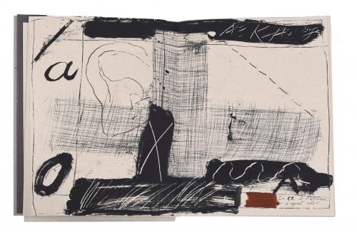 ANTONI TÀPIES (1923-2012) Y SHUZO TAKIGUCHI (1903-1979). "L