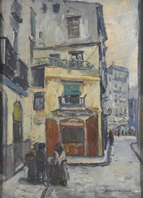 JOSEP MARIA MORATO ARAGONES (1923-2006). "FIGURES ON THE STREET".