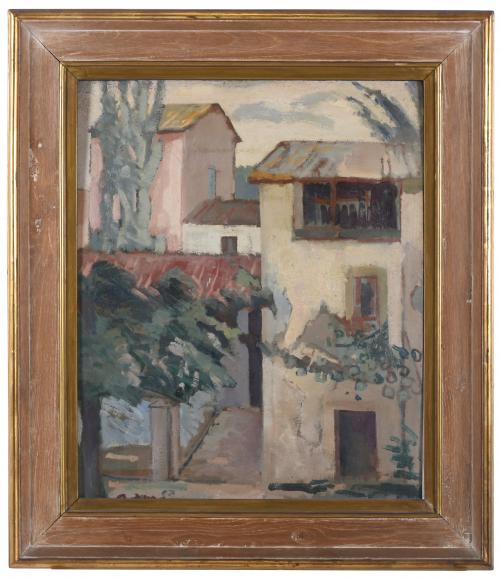 RAFAEL DURÁN BENET (1931-2015). "HOUSES, PROBABLY TOSSA DE 