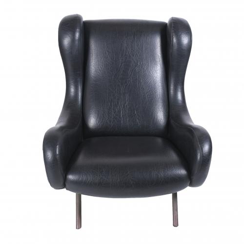 MARCO ZANUSO (1916-2001). ITALIAN "SENIOR" ARMCHAIR, 1950&#39;S.